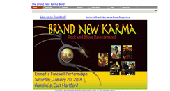Desktop Screenshot of brandnewkarmaband.com